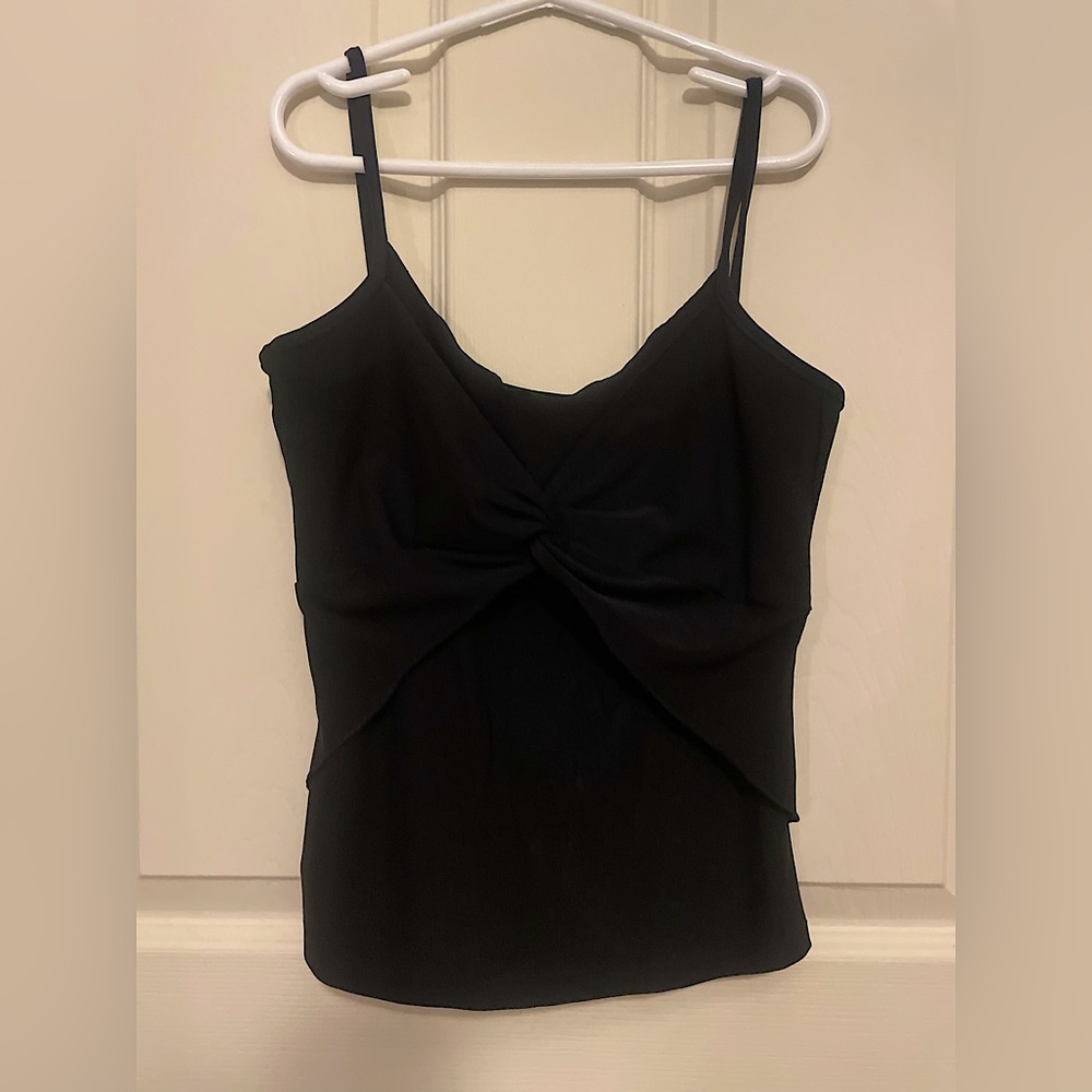 Fitted black shirt, size: S